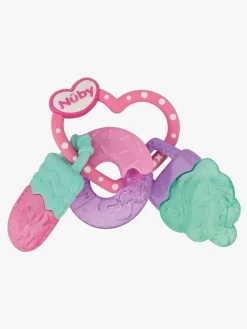 Babylegetøj|Nuby Icy Bite Sweets Bidering, Pink/Turqoise/Purple