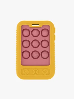 Babylegetøj|Nuby Phone Popper Bidelegetøj, Gul/Lyserød Lyserød/Gul