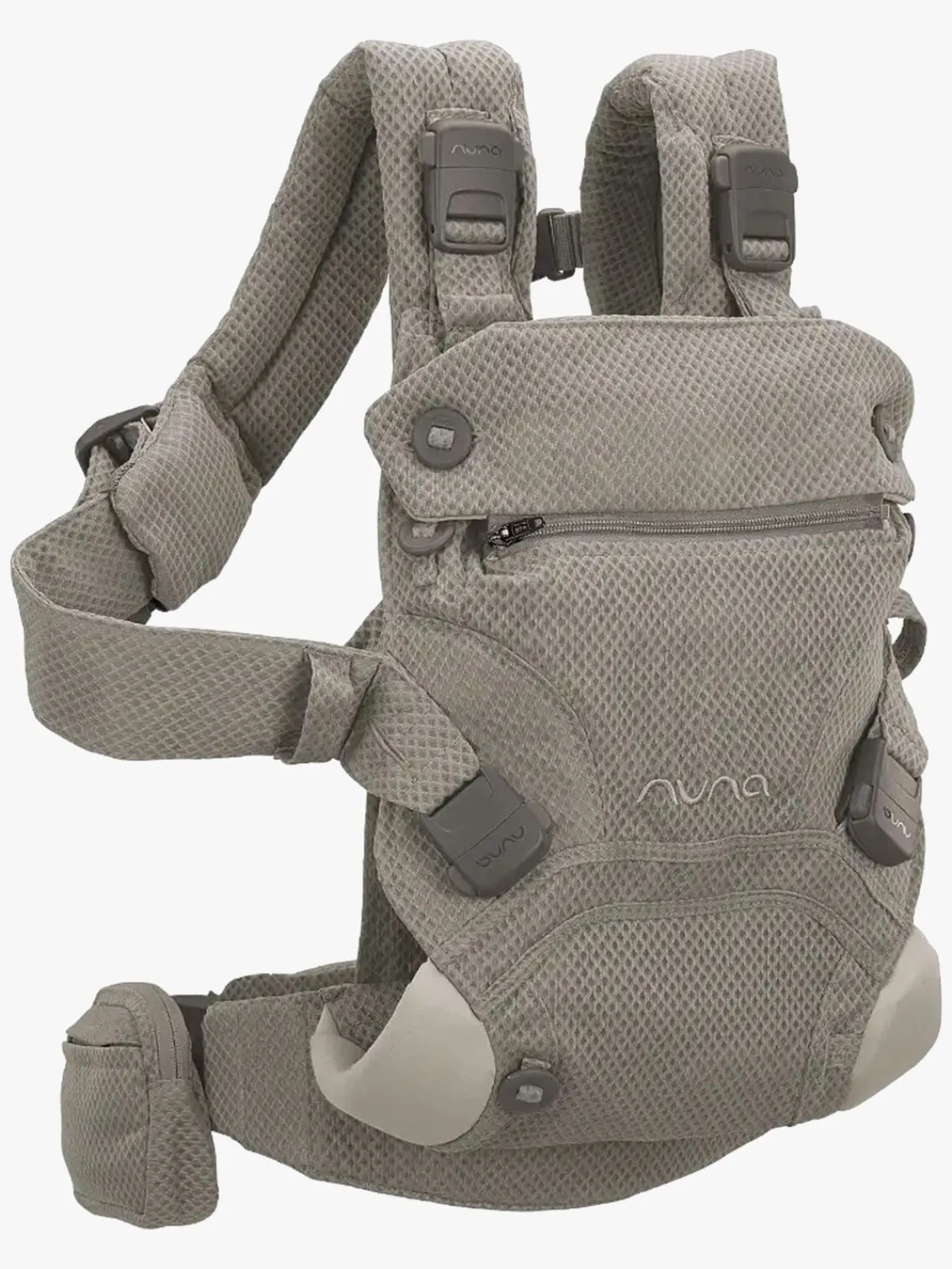 Bæreseler, Strækvikler & Bærestole|Nuna Cudl Click Bæresele, Fog Beige/Grå