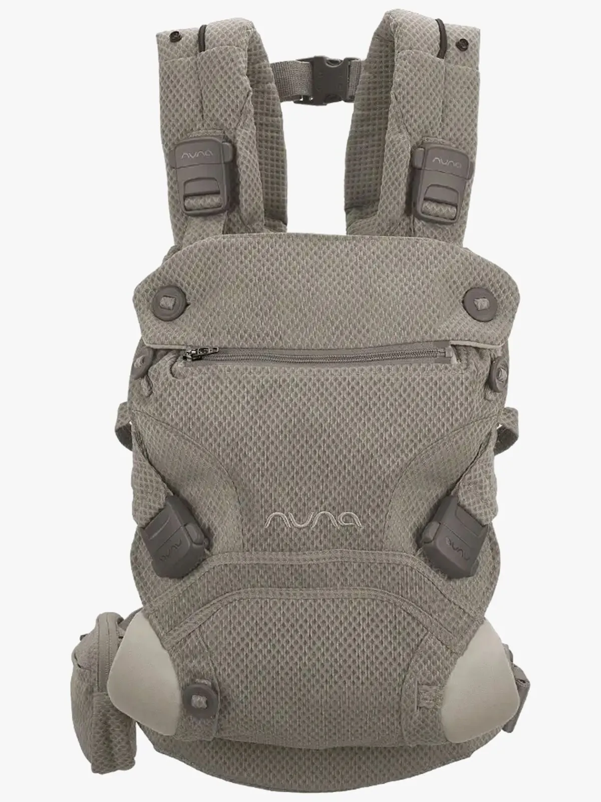 Bæreseler, Strækvikler & Bærestole|Nuna Cudl Click Bæresele, Fog Beige/Grå