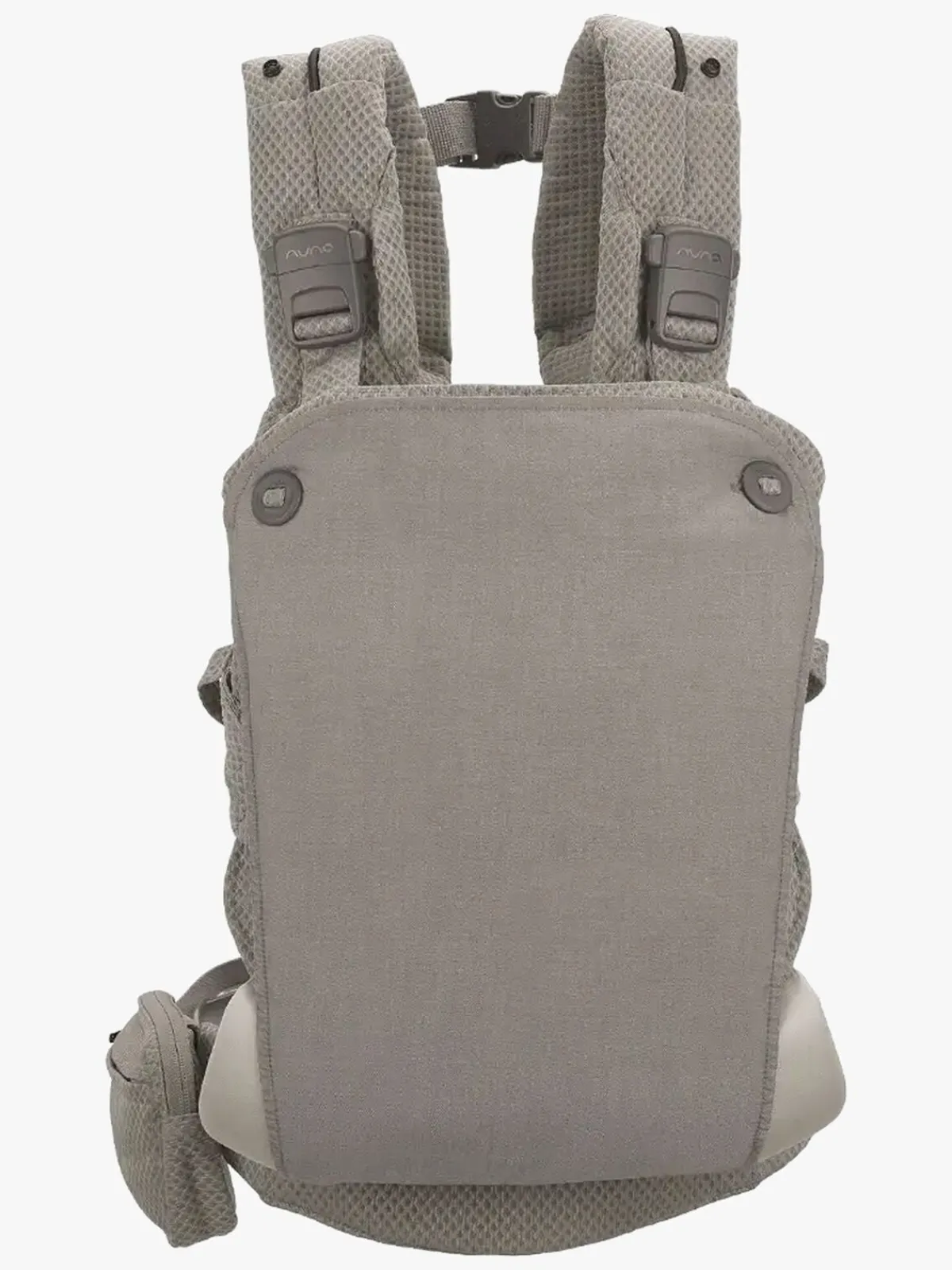 Bæreseler, Strækvikler & Bærestole|Nuna Cudl Click Bæresele, Fog Beige/Grå