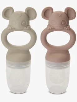 nuuroo Spisetid-Lauge Madsutter 2-pak, Woodrose/Cobblestone