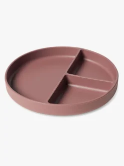 Spisetid|nuuroo Mingo Opdelt Tallerken Silikone, Mahogany Brun