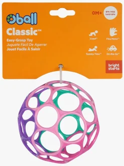 Babylegetøj|Oball Classic Bold, Lyserød/Lilla Lyserød/Lilla