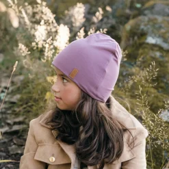 Børn OICANWear Tilbehør-OICAN Wear  Fleeceforet Hue med Hovedbeskyttelse, Purple