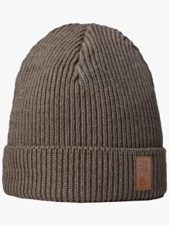 Tilbehør|OICANWear OICAN Wear Strikhue med Hovedbeskyttelse Merinomix, Brown/Beige