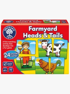 Spil & Puslespil|OrchardToys Orchard Toys Puslespil Head and Tail on the Farm 24 Brikker