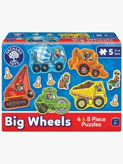 OrchardToys Spil & Puslespil-Orchard Toys Puslespil Store Køretøjer 5-i-1