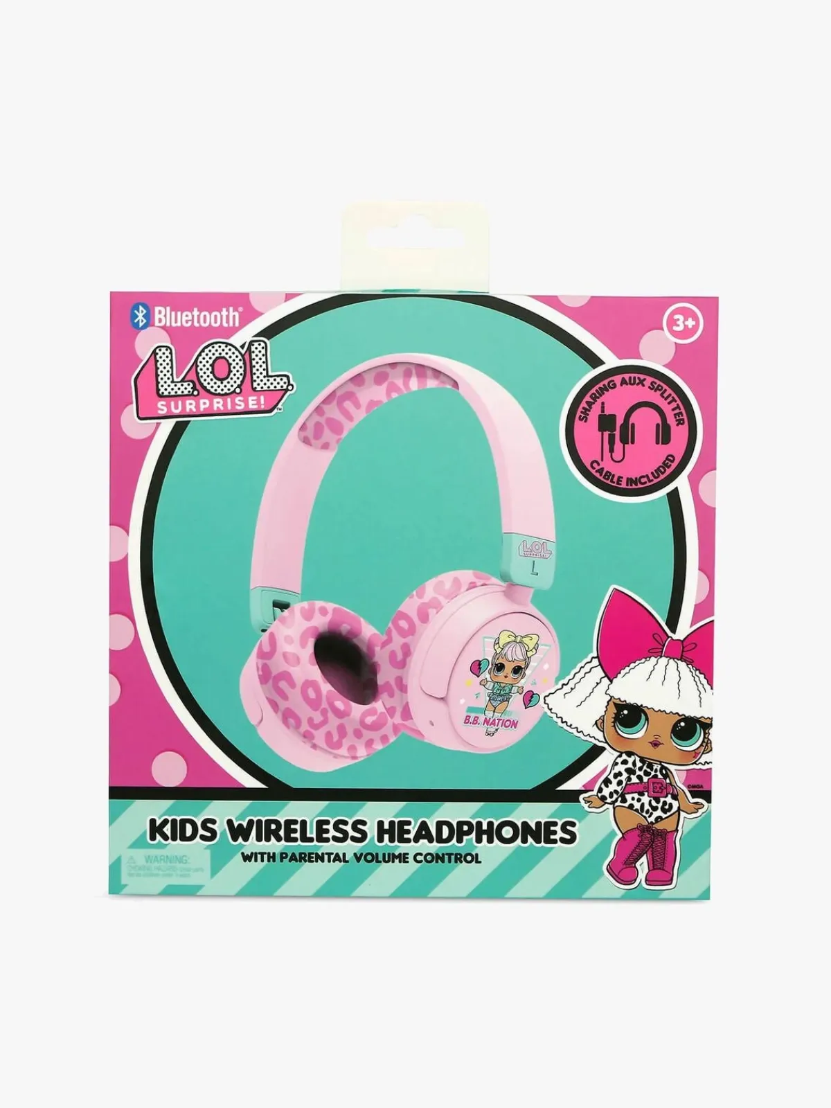 Elektronik & Media|OTLTechnologies OTL L.O.L Surprise! On-Ear Høretelefoner 85/95dB Lyserød