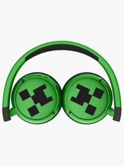 Elektronik & Media|OTLTechnologies OTL Minecraft On-Ear Høretelefoner 85/95dB Grøn/Sort