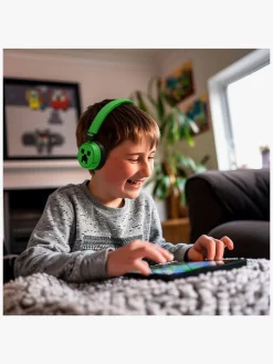 Elektronik & Media|OTLTechnologies OTL Minecraft On-Ear Høretelefoner 85/95dB Grøn/Sort
