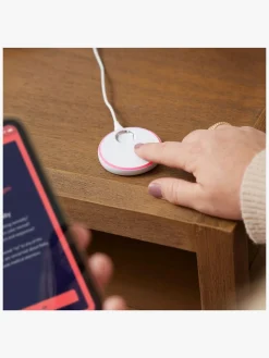 Sikkerhed|Owlet Dream Sock Babyalarm, Dusty Rose Lyserød