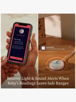 Sikkerhed|Owlet DreamSight Duo Babyalarm, Dusty Rose Lyserød