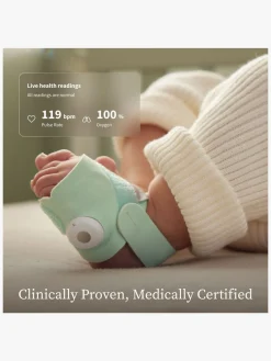 Sikkerhed|Owlet DreamSight Duo Babyalarm, Mint Grøn