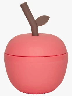 Spisetid|OYOY Apple Sugerørskop, Cherry Red Rød