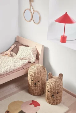 Opbevaring|OYOY Bear & Rabbit Opbevaringskurv 2-pak, Nature