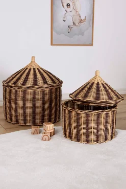Opbevaring|OYOY Cirkus Opbevaringskurv, Nutmeg Brun