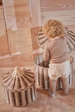 Opbevaring|OYOY Cirkus Opbevaringskurv, Nutmeg Brun