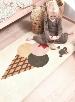 Gulvtæpper|OYOY Ice Cream Tuftet Gulvtæppe 80x140, Multi Flerfarvet