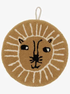 Børn OYOY Interiør-Lion Miniature Vægdekoration, Caramel