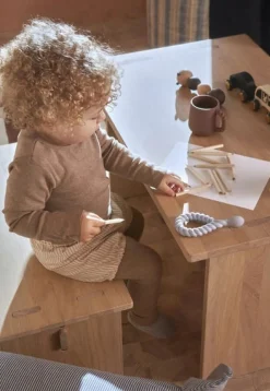 Spisetid|OYOY Mellow Ske med Håndtag 2-pak, Dusty Blue Blå