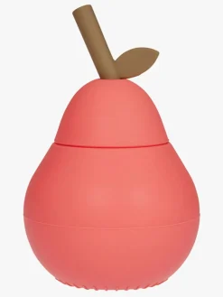 Spisetid|OYOY Pear Sugerørskop, Cherry Red Rød