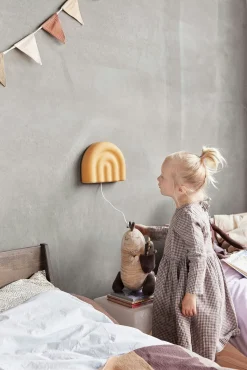 Børn OYOY Lamper & Belysning-Rainbow Væglampe, Light Rubber