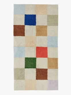 Gulvtæpper|OYOY Skak Gulvtæppe 84x168, Multi