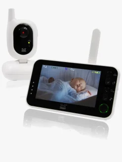 Sikkerhed|Padwico V8 Babyalarm med Opladeligt Batteri, White