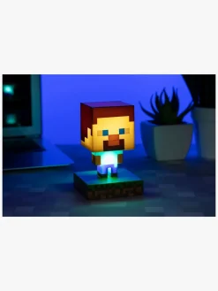 Børn Paladone Lamper & Belysning-Icon Lampe Minecraft Steve