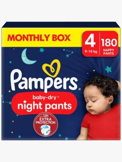 Pampers Pleje & Hygiejne-Baby Dry Night Pants Bleer Str. 4 9–15 kg 180-pak