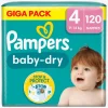 Pampers Pleje & Hygiejne-Baby-Dry Bleer Str. 4 9-14 kg 120-pak