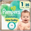 Pleje & Hygiejne|Pampers Harmonie New Baby Bleer Str. 1 2-5kg 35-pak