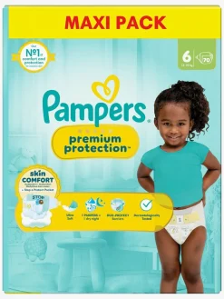 Pleje & Hygiejne|Pampers Premium Protection Bleer Str. 6 13-18 kg 70-pak