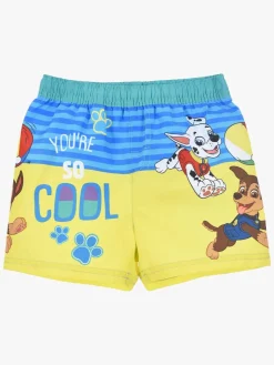 Uv & Strand|PawPatrol Paw Patrol Badeshorts, Yellow Gul