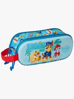 PawPatrol Kreativt Legetøj-Paw Patrol 3D Dobbelt Penalhus, Lyseblå