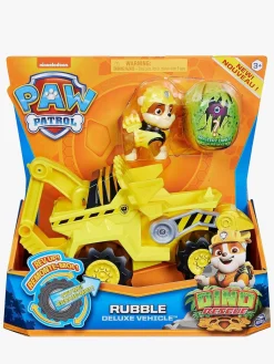 PawPatrol Legetøjsfigurer-Paw Patrol Dino Deluxe Transportmiddel Rubble