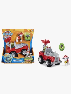 Legetøjsfigurer|PawPatrol Paw Patrol Dino Rescue Køretøj m. Figur Marshall Rød/Grå