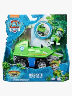 Legetøjsfigurer|PawPatrol Paw Patrol Jungle Pups Rocky's Skildpaddekøretøj
