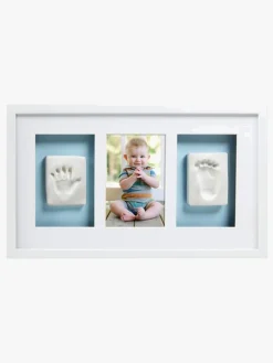 Dåbsgaver|Pearhead Babyprints Deluxe Ramme Trippel, Hvid