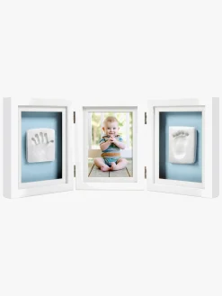 Interiør|Pearhead Babyprints Deluxe Ramme Trippel, Hvid