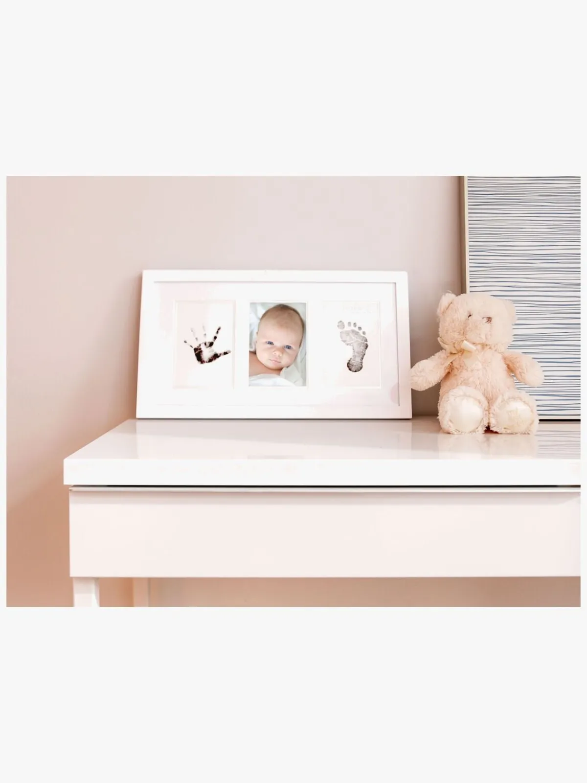 Børn Pearhead Interiør-Babyprints Fotoramme Blæk, Hvid