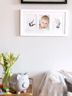Interiør|Pearhead Babyprints Fotoramme, Hvid