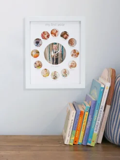 Interiør|Pearhead Første År Ramme, Hvid