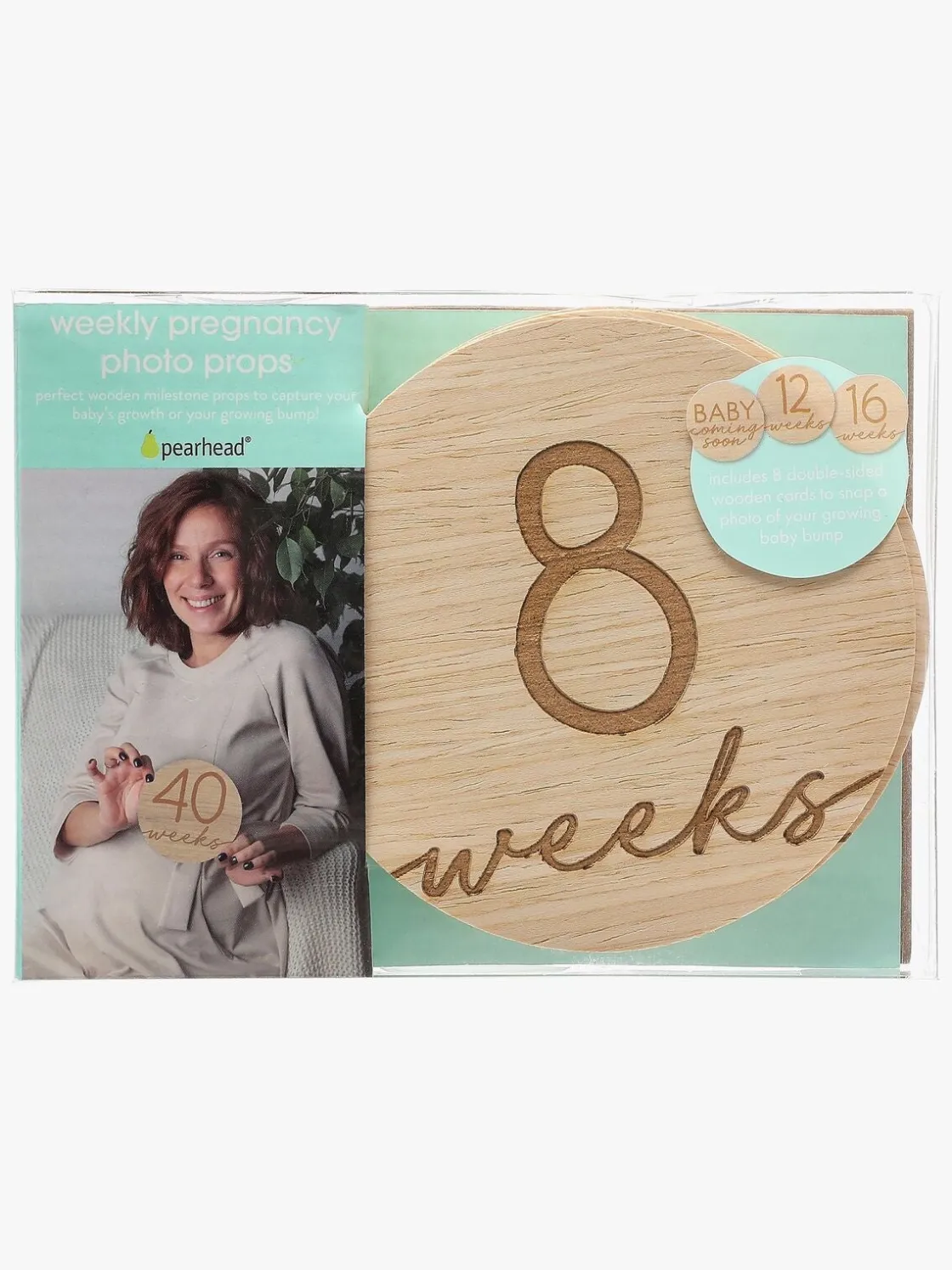 Interiør|Pearhead Pregnancy Billedkort, Træ