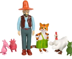 Legetøjsfigurer|PettsonFindus Pedersen og Findus Figurer 6 stk.