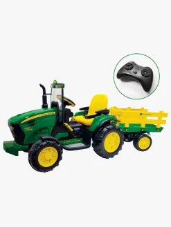 Elbiler & -Køretøjer|PegPerego Peg Perego John Deere Heavy Duty Fjernstyret Terrænkøretøj med Anhænger