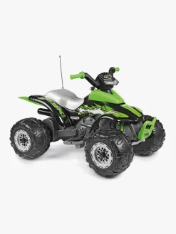 PegPerego Elbiler & -Køretøjer-PegPérego Corral T-Rex Firehjulet ATV 330W, Grøn/Sort