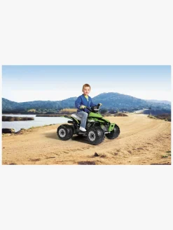 PegPerego Elbiler & -Køretøjer-PegPérego Corral T-Rex Firehjulet ATV 330W, Grøn/Sort