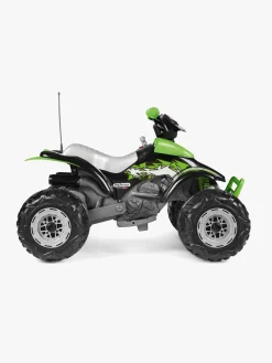 PegPerego Elbiler & -Køretøjer-PegPérego Corral T-Rex Firehjulet ATV 330W, Grøn/Sort